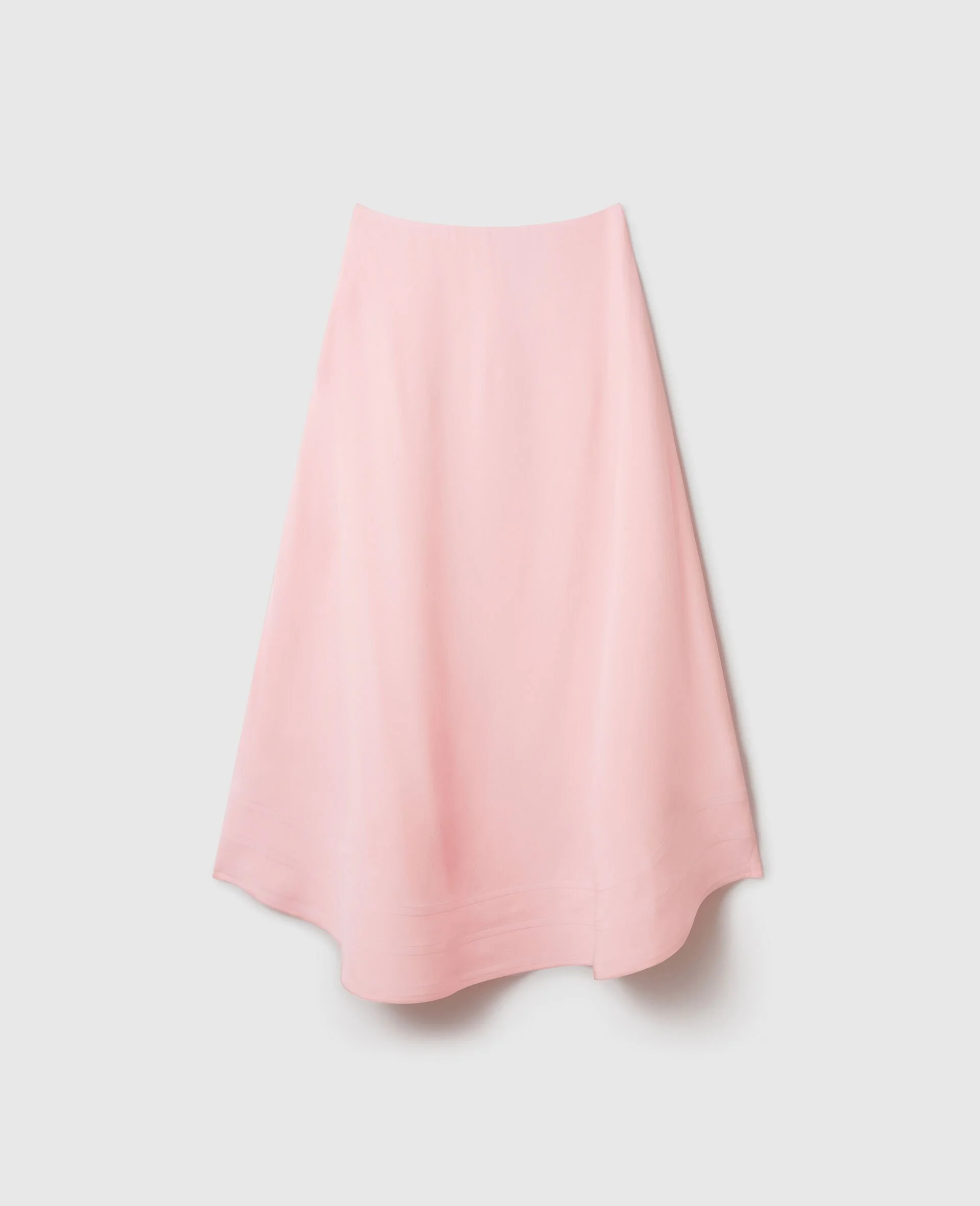 Silk Midi Skirt - 1