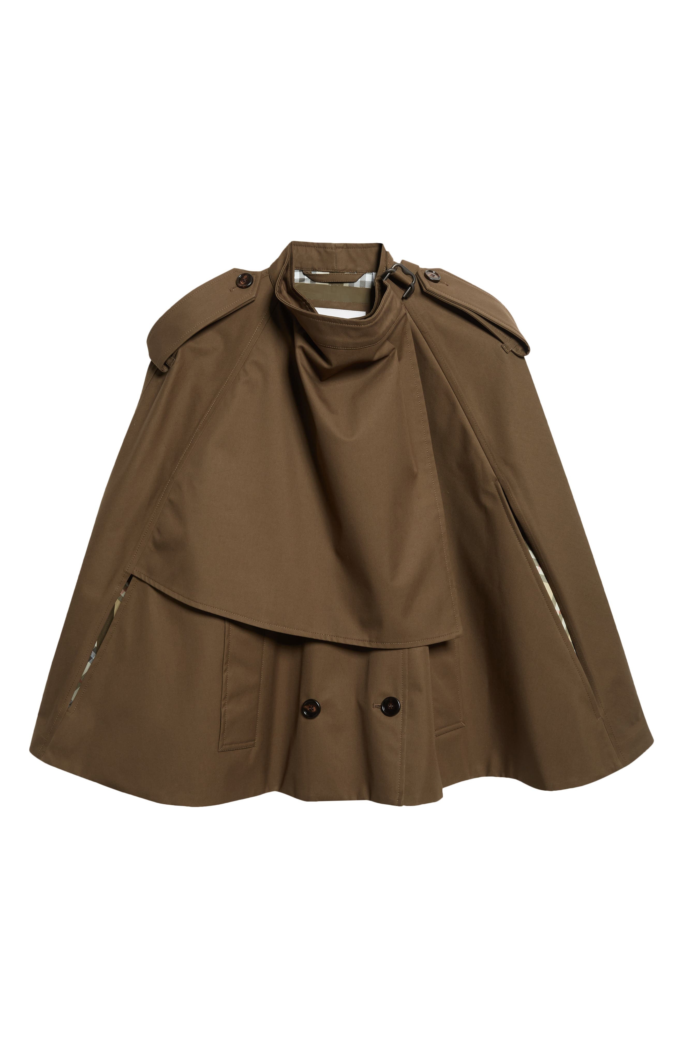burberry Trench Cape Coat in Juniper at Nordstrom - 7