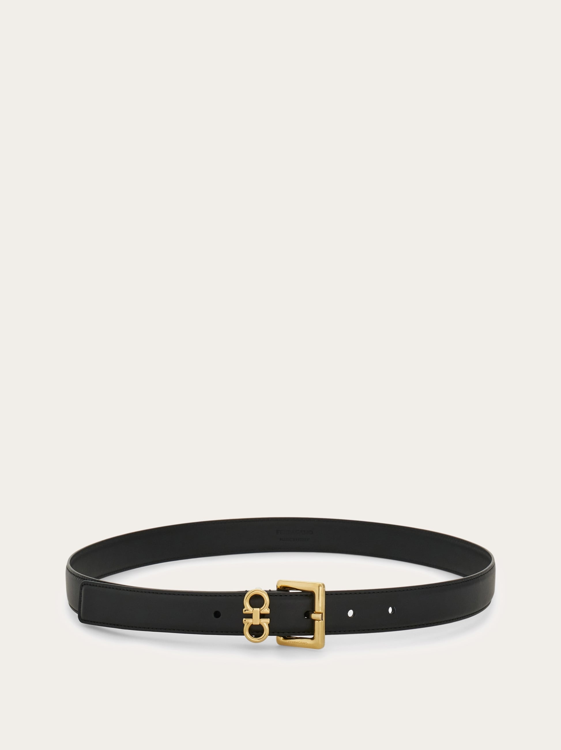Double Gancini fixed belt - 3
