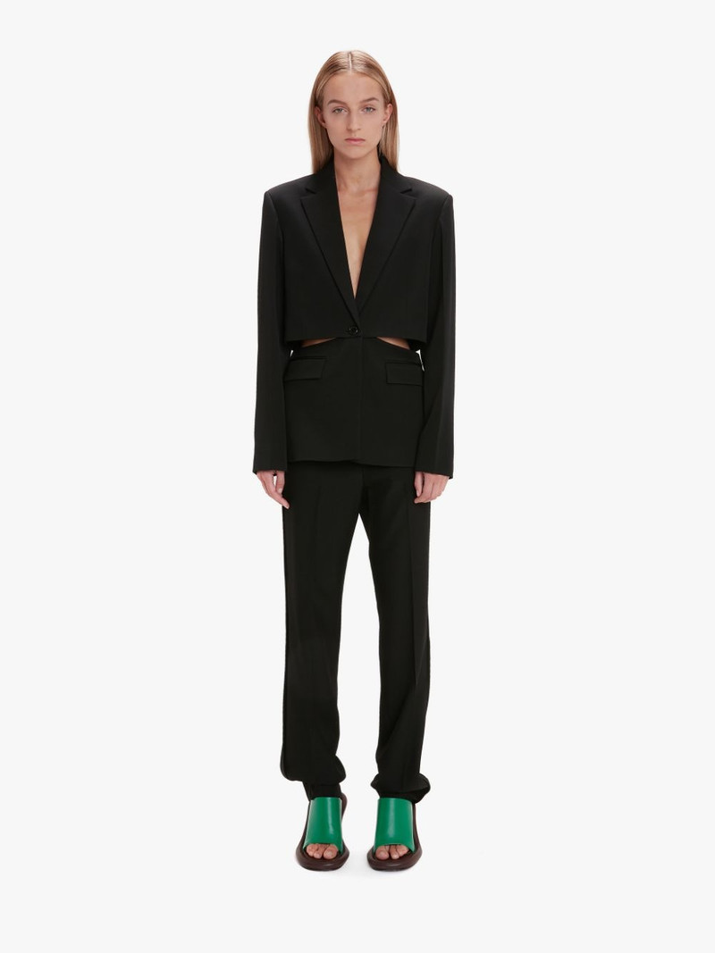 JW Anderson SLIM LEG TUXEDO TROUSERS outlook