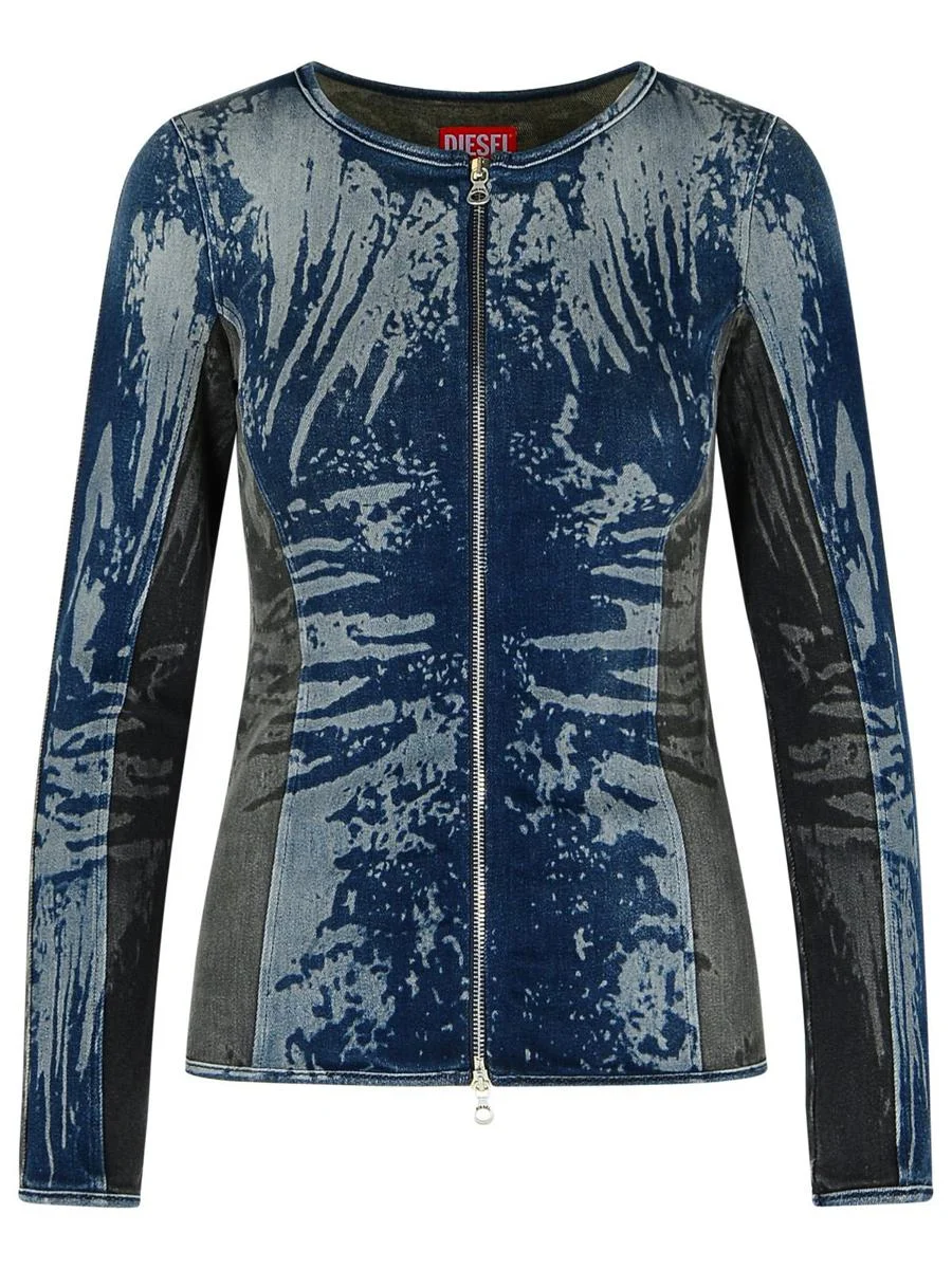 Diesel 'Gary' Blue Cotton Top - 1