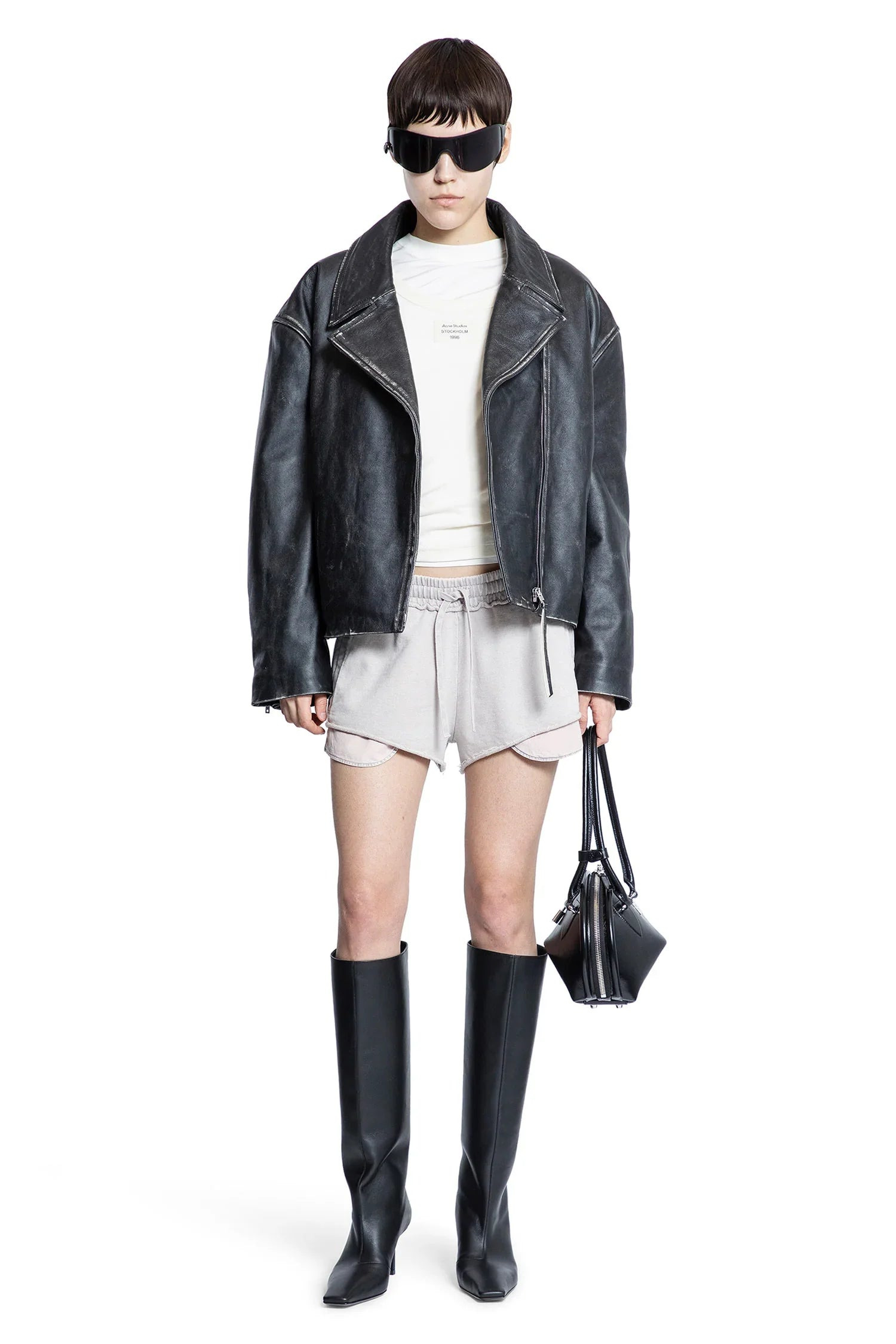Gothic-Logo-Mini-Jersey-Shorts - 4