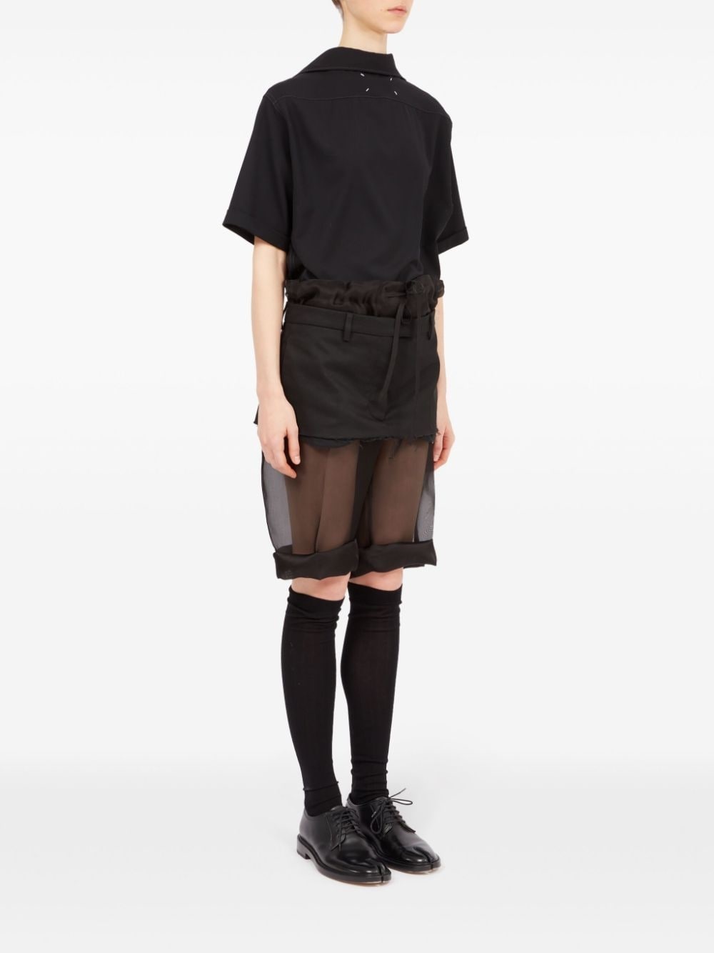 deconstructed layered midi skirt - 3