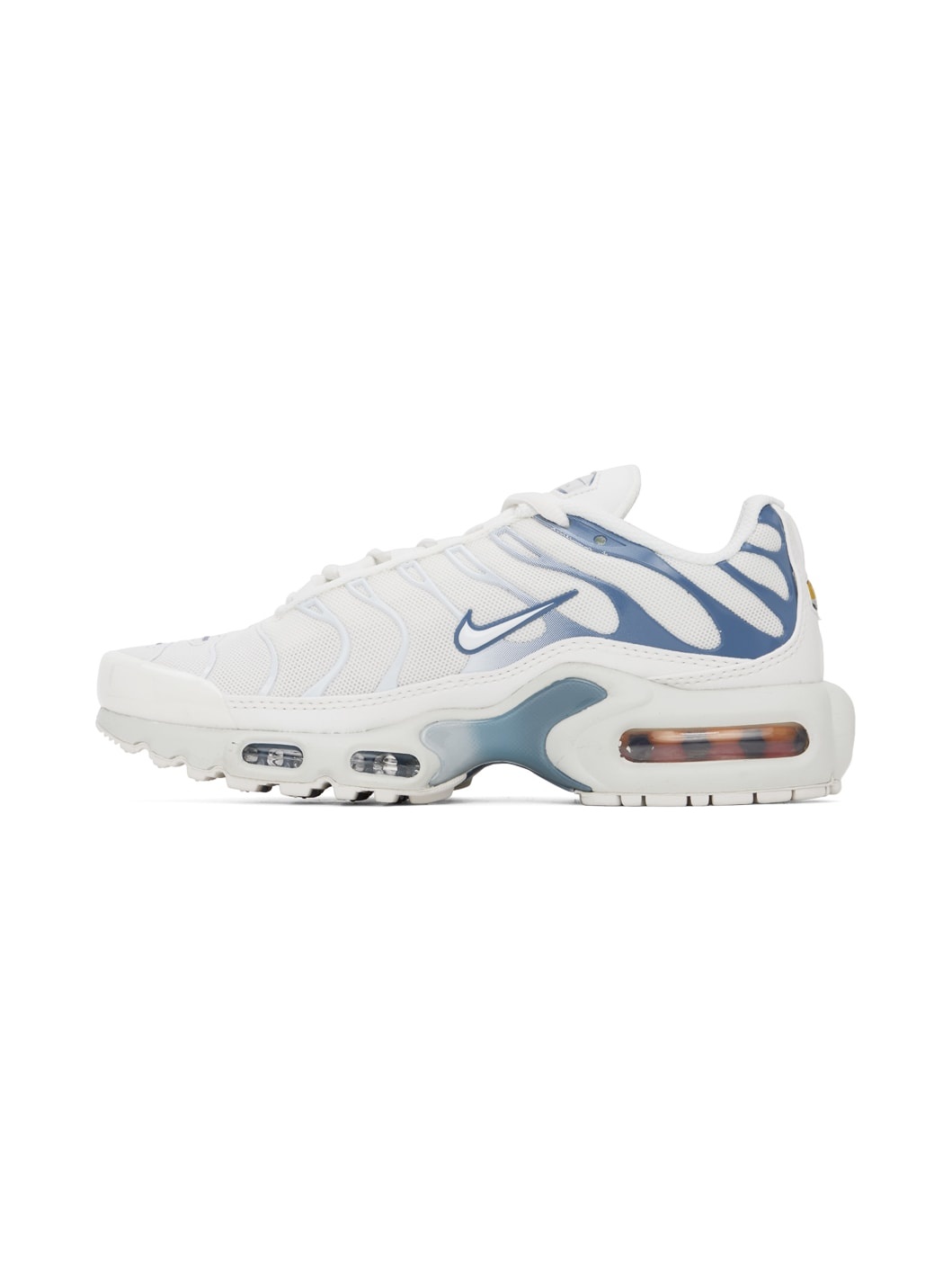 White & Blue Air Max Plus Sneakers - 3