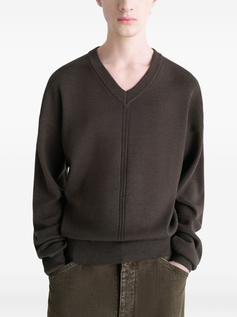 V-neck sweater - 3
