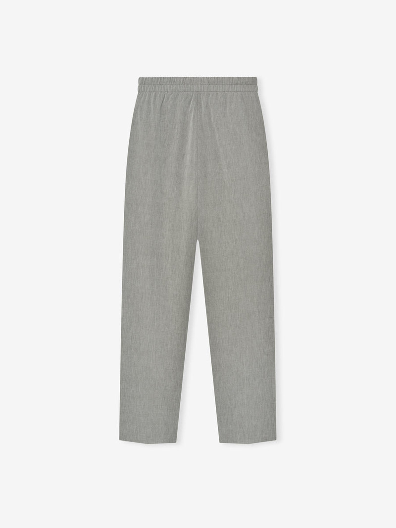 Virgin Wool Drawstring Straight Pant 2