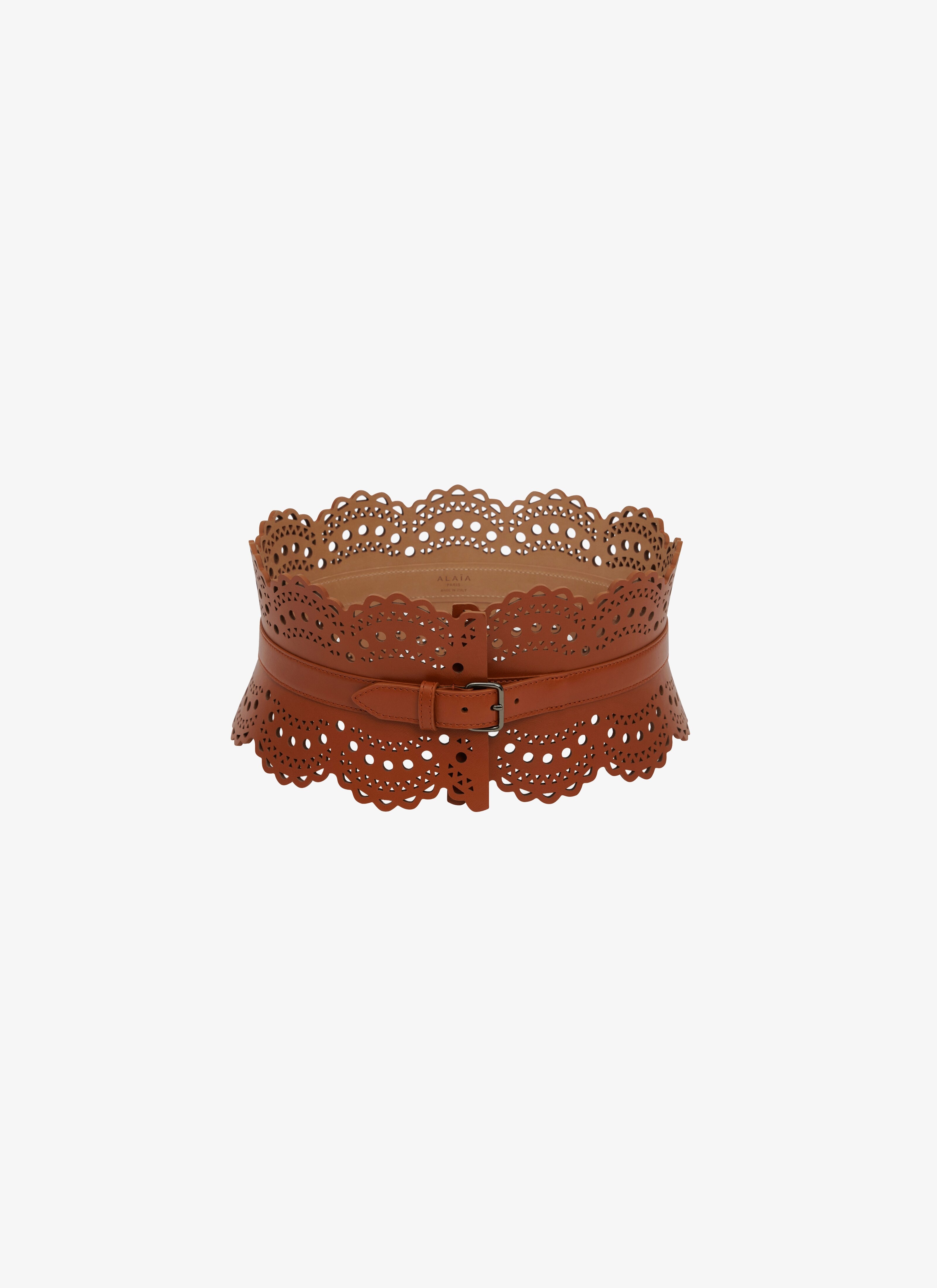 BUSTIER BELT IN VIENNE WAVE CALFSKIN - 3