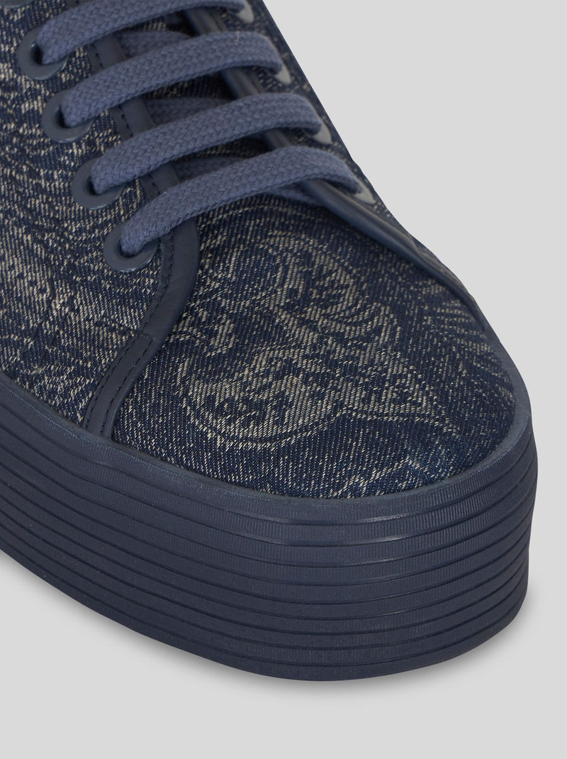 PAISLEY DENIM SNEAKERS 4