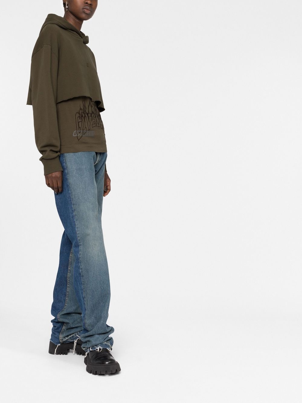 4G layered hoodie - 4