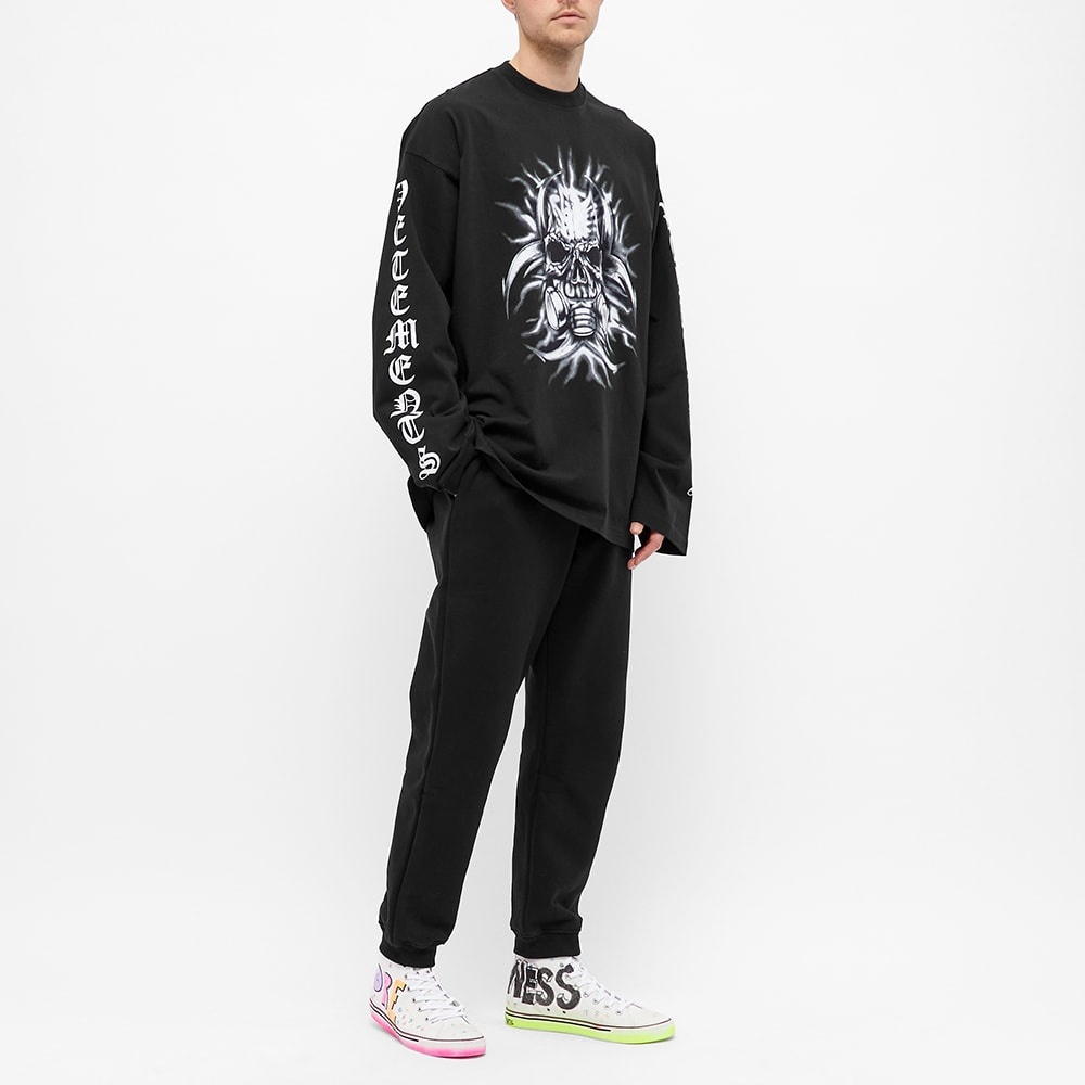 VETEMENTS Long Sleeve Skull Mask Tee - 7