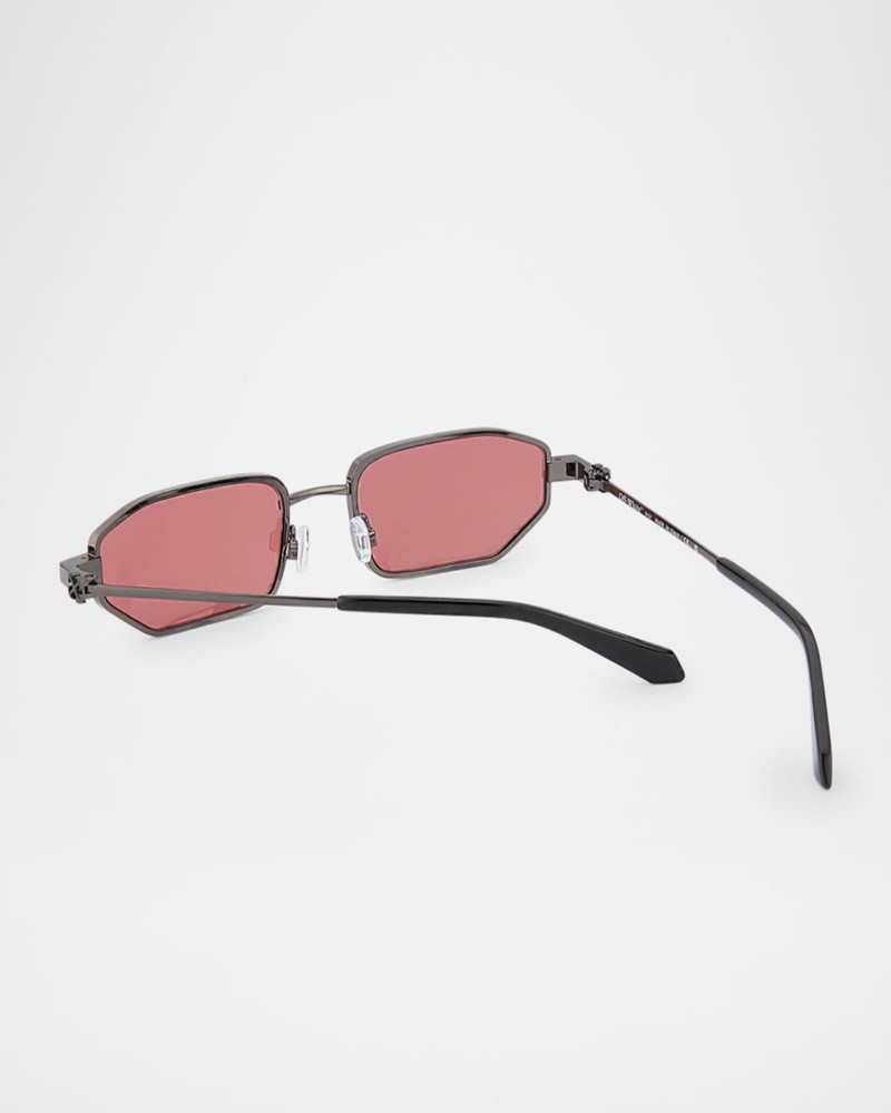 Off-White Men's Loa Metal Rectangle Sunglasses outlook