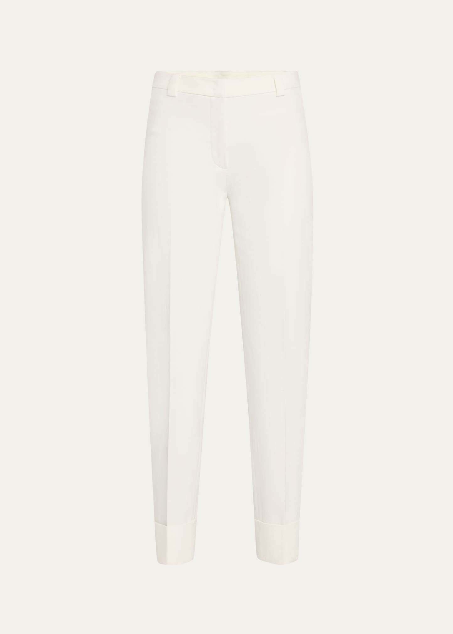 Maxima Cotton Denim Stretch Cropped Pants - 1