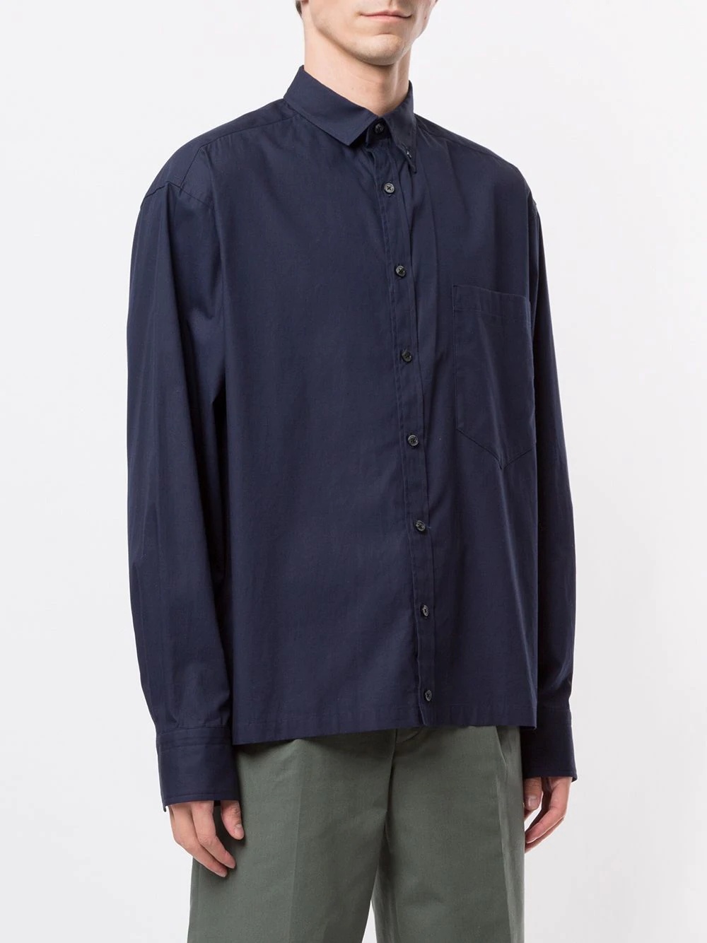 chest pocket longsleeved shirt - 3