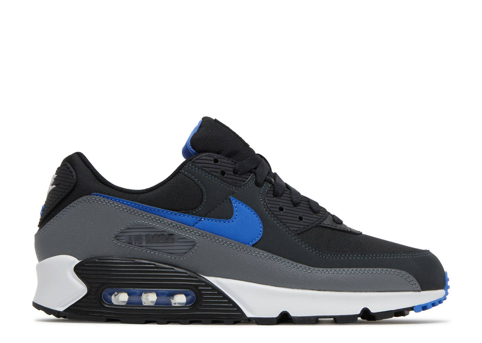AIR MAX 90 'BLACK MEDIUM BLUE' - 1