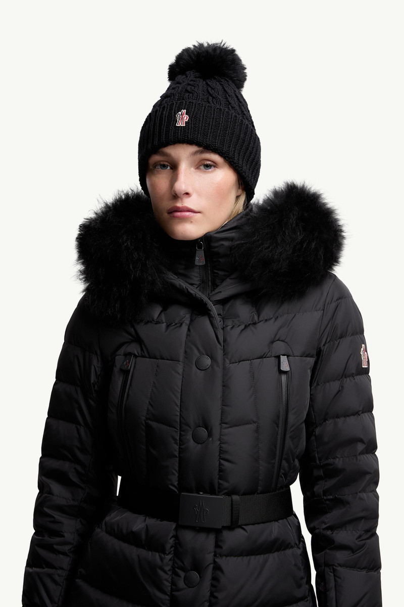 Moncler Grenoble Wool Beanie With Pom Pom outlook