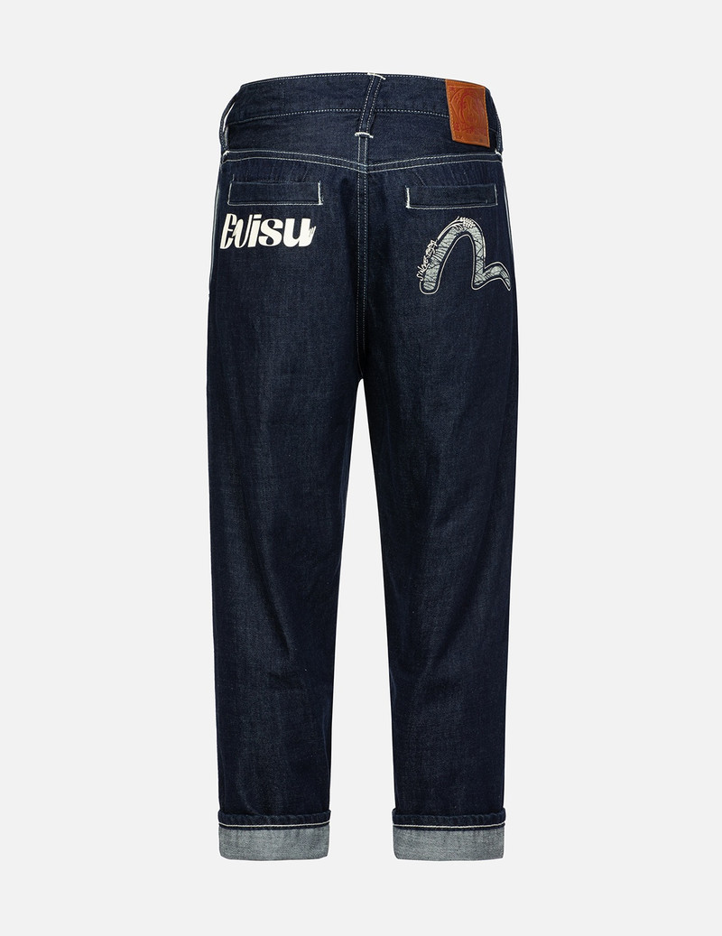 SEAGULL AND LOGO PRINT BALLOON FIT JEANS 2