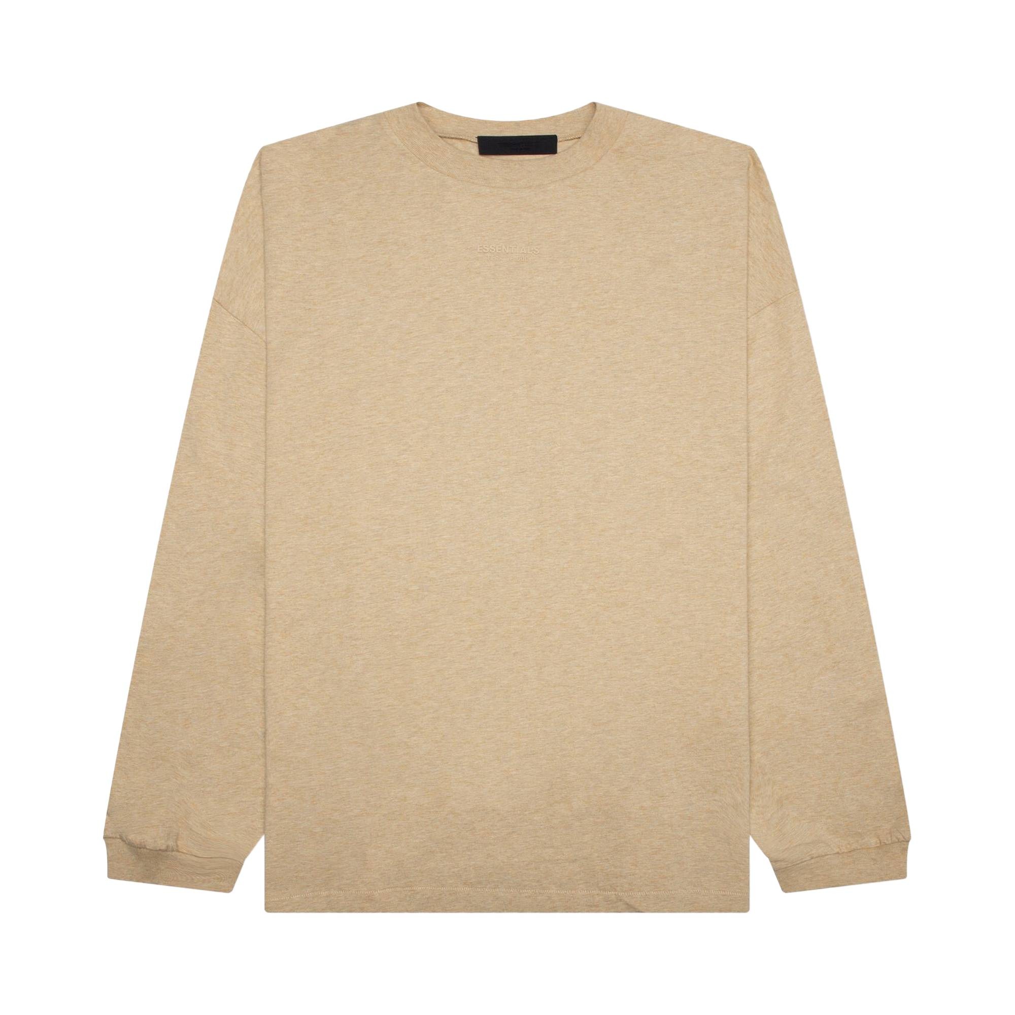 Fear of God Essentials Long-Sleeve Tee 'Gold Heather' - 1