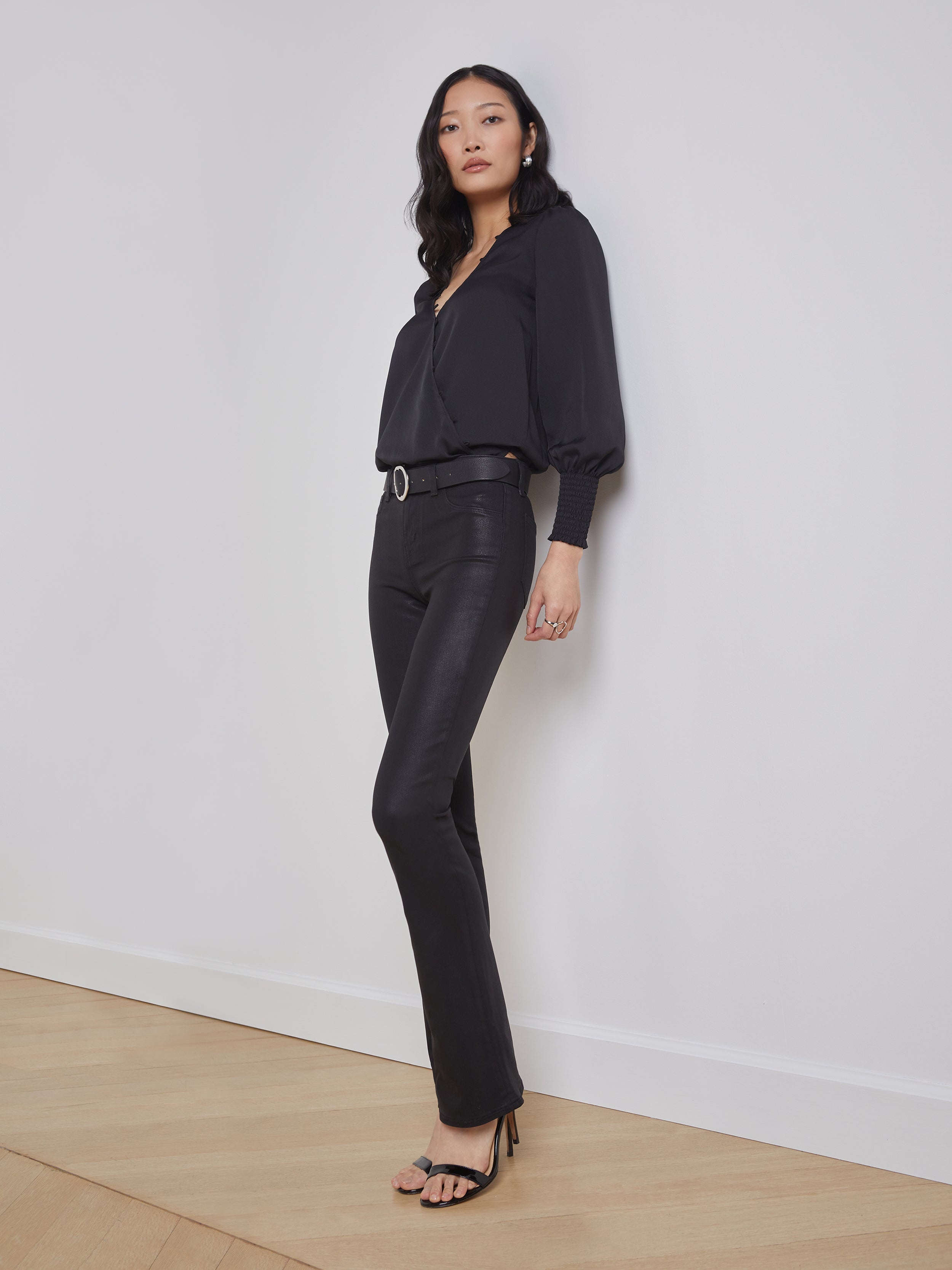 Selma Coated Bootcut Jean - 2