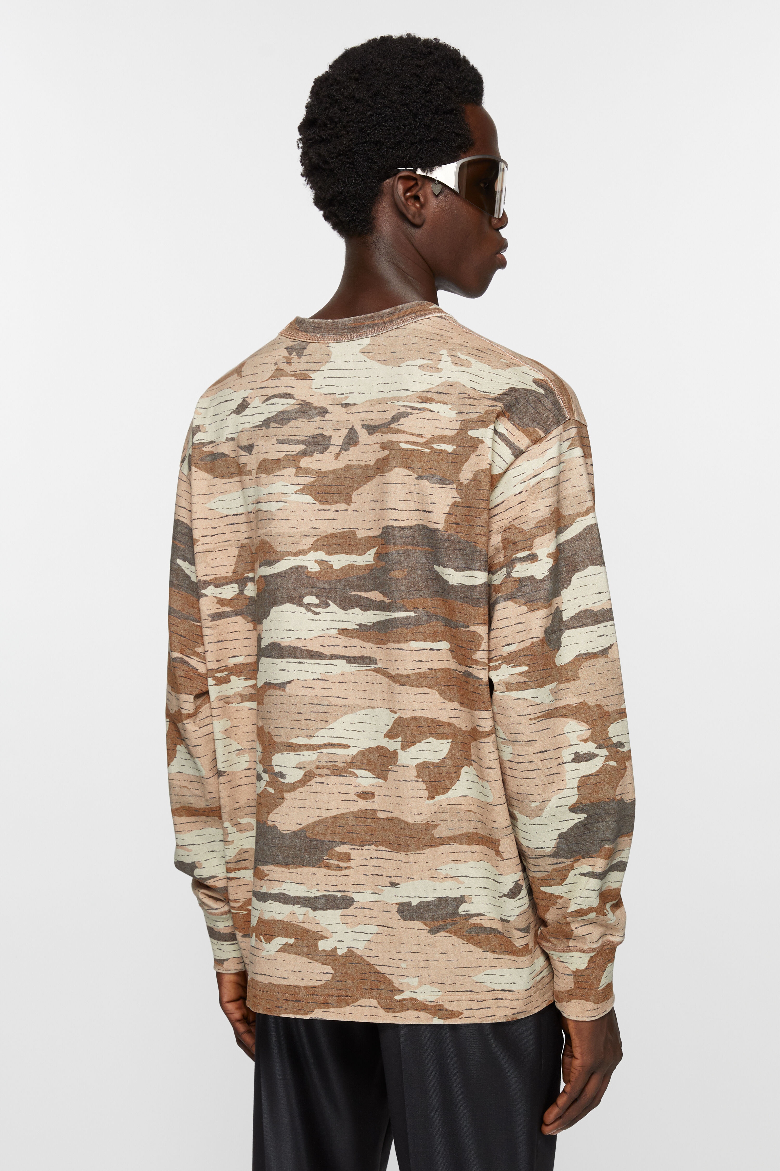 Print logo crew neck - Cacao brown - 3