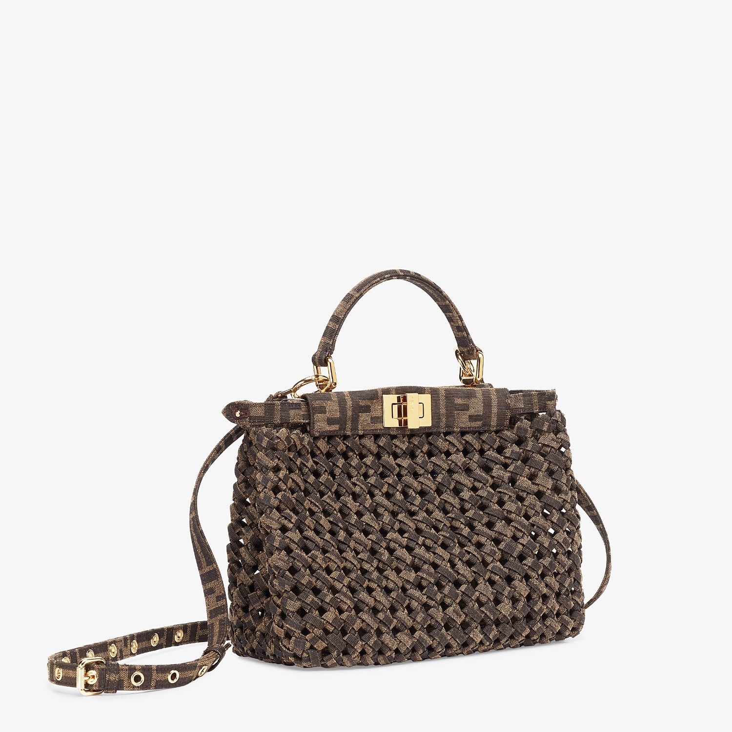 Jacquard fabric interlace bag - 3