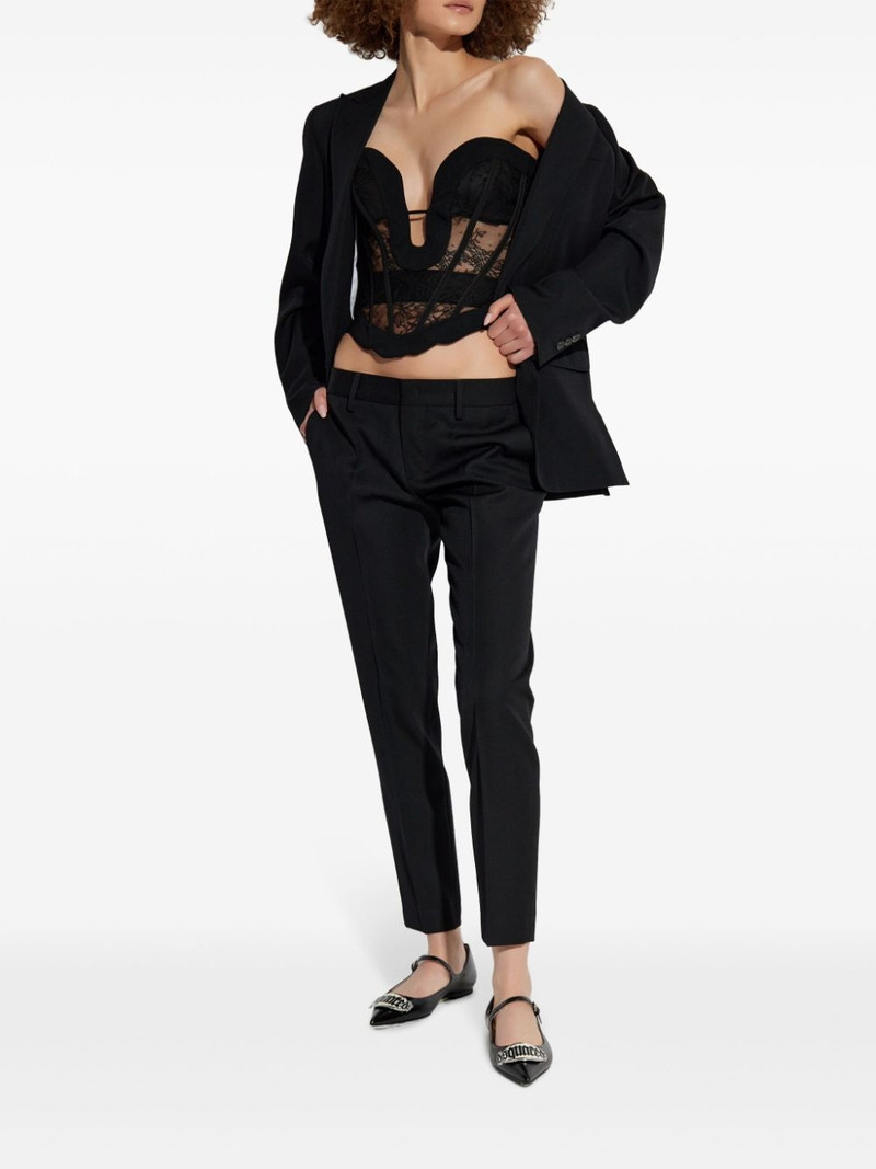 DSQUARED2 straight-leg tailored trousers outlook