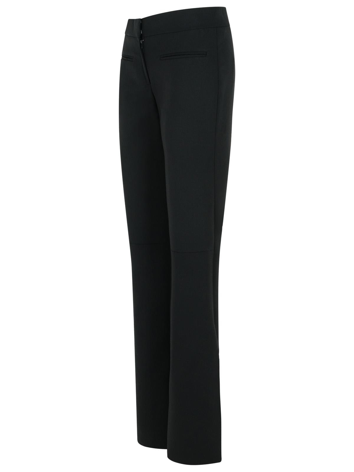 Courreges Black Wool Blend Pants Women - 2