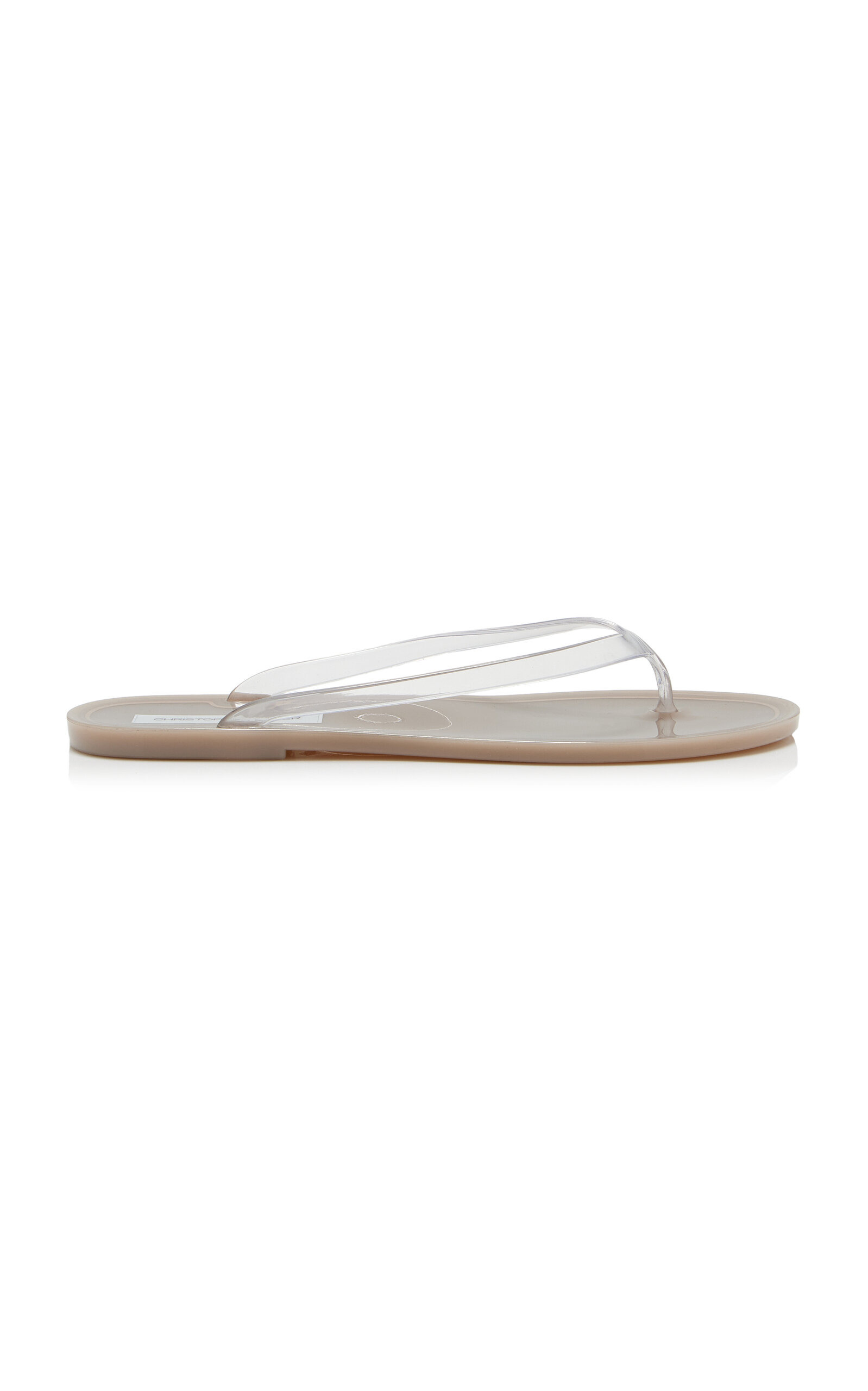 Jo PVC Flip Flops taupe - 1