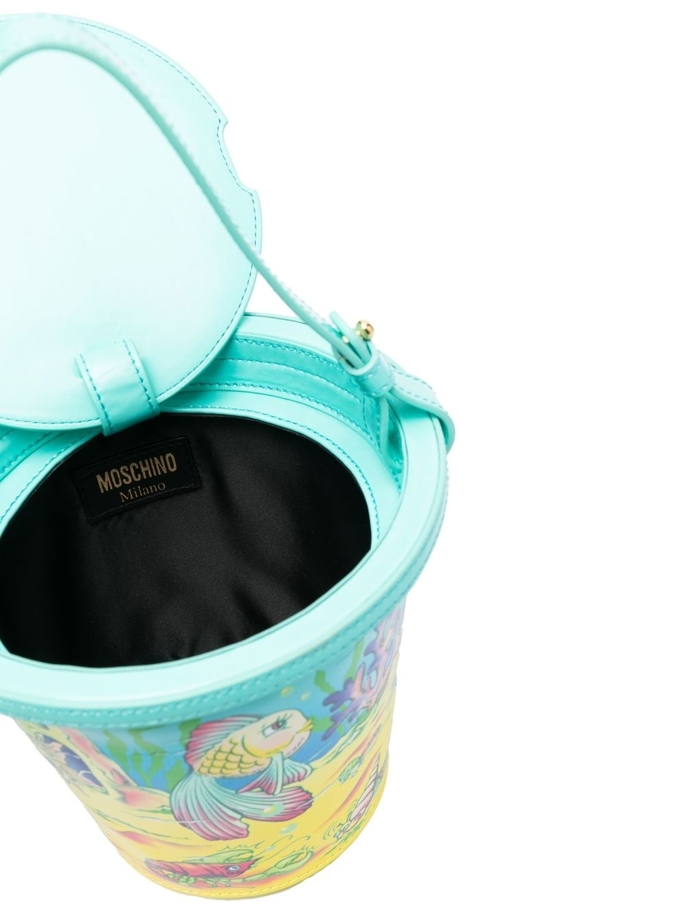 fish-print bucket bag - 5