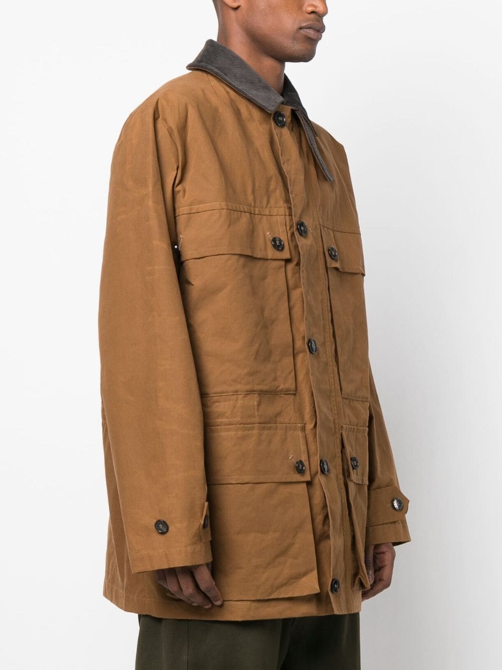 Country waxed cotton raincoat - 3