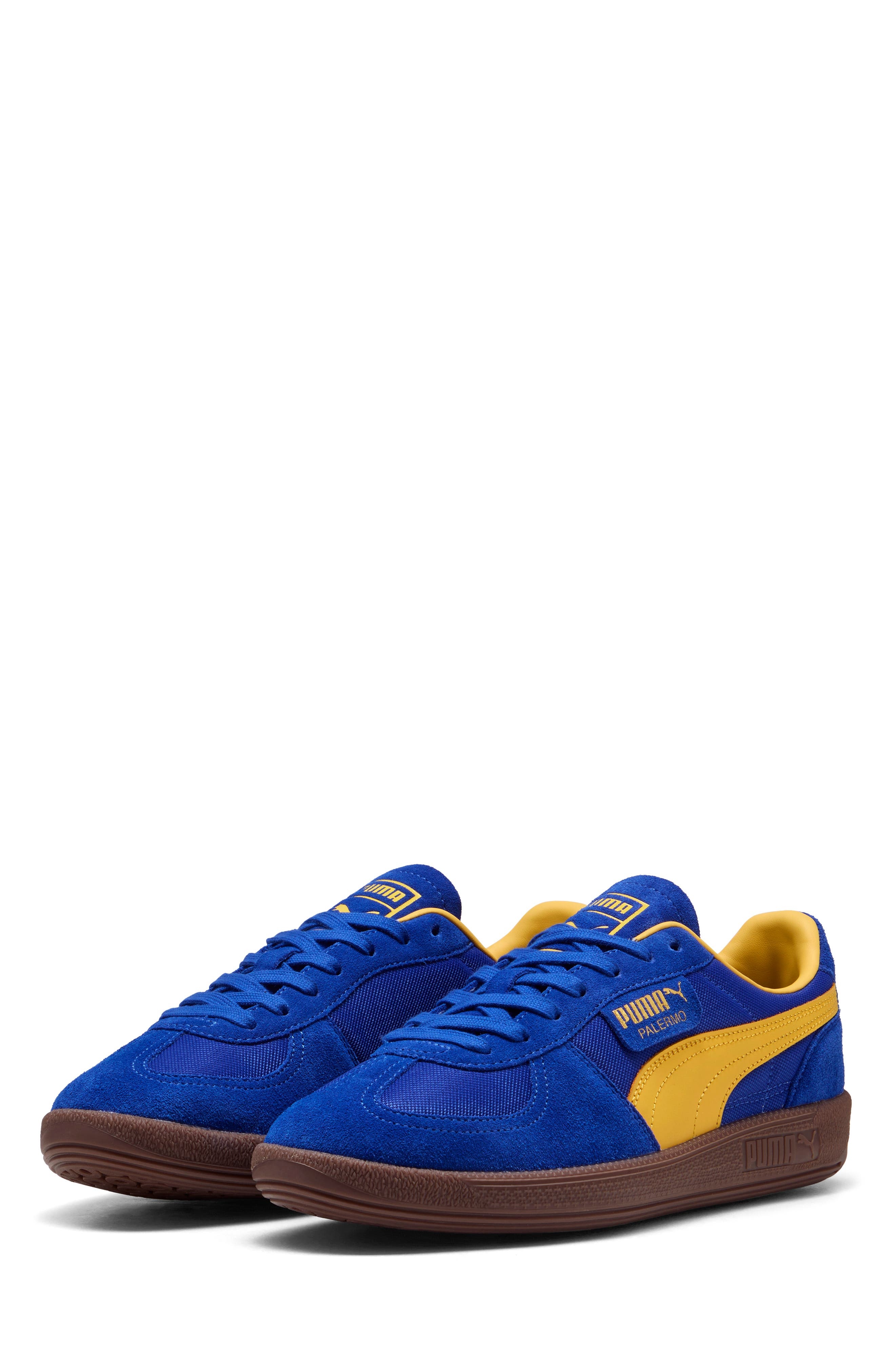 PUMA Palmero Vintage Update Sneaker in Vivid Blue-Sunny Yellow at Nordstrom - 1