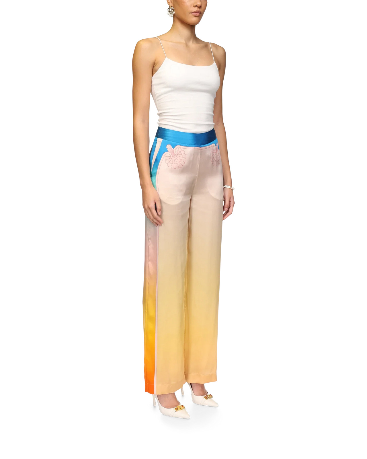 L'Arc Coloré Silk Trousers - 5