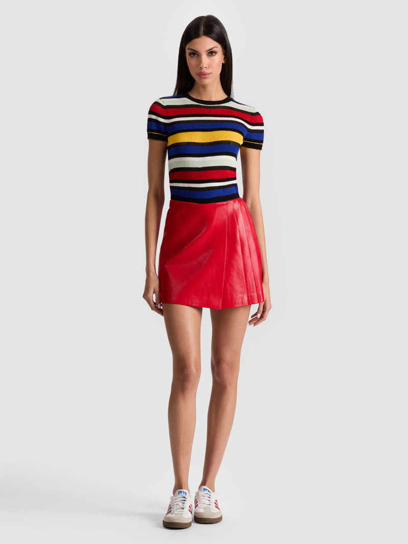 TONI VEGAN MINI SKIRT 3