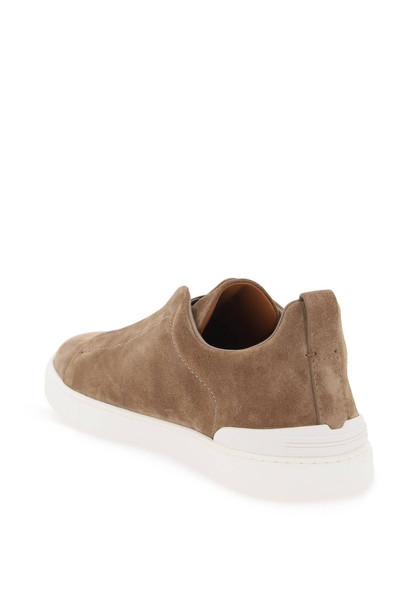 ZEGNA TRIPLE STITCH SLIP-ON SNEAKERS outlook