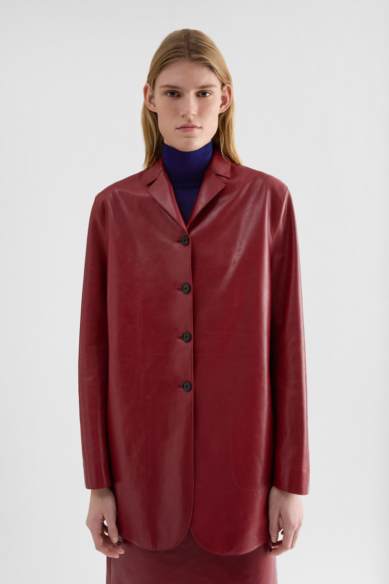 Leather Deconstructed Jacket 3