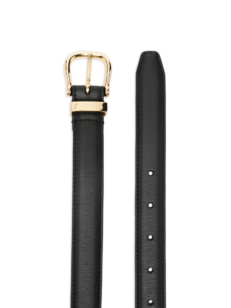 NILI LOTAN Loiuse gold-tone buckle belt outlook