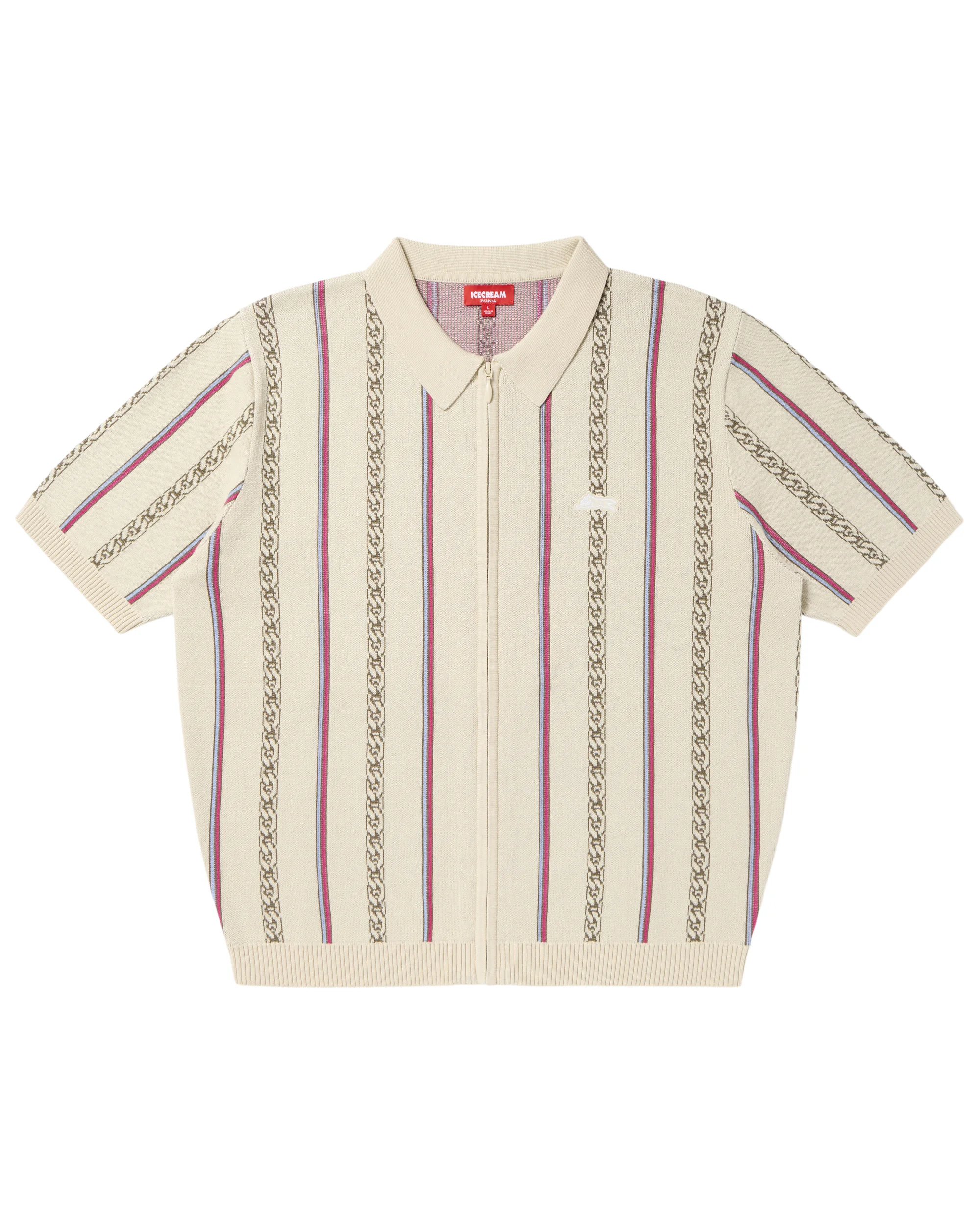 CHAIN POLO SWEATER - 1