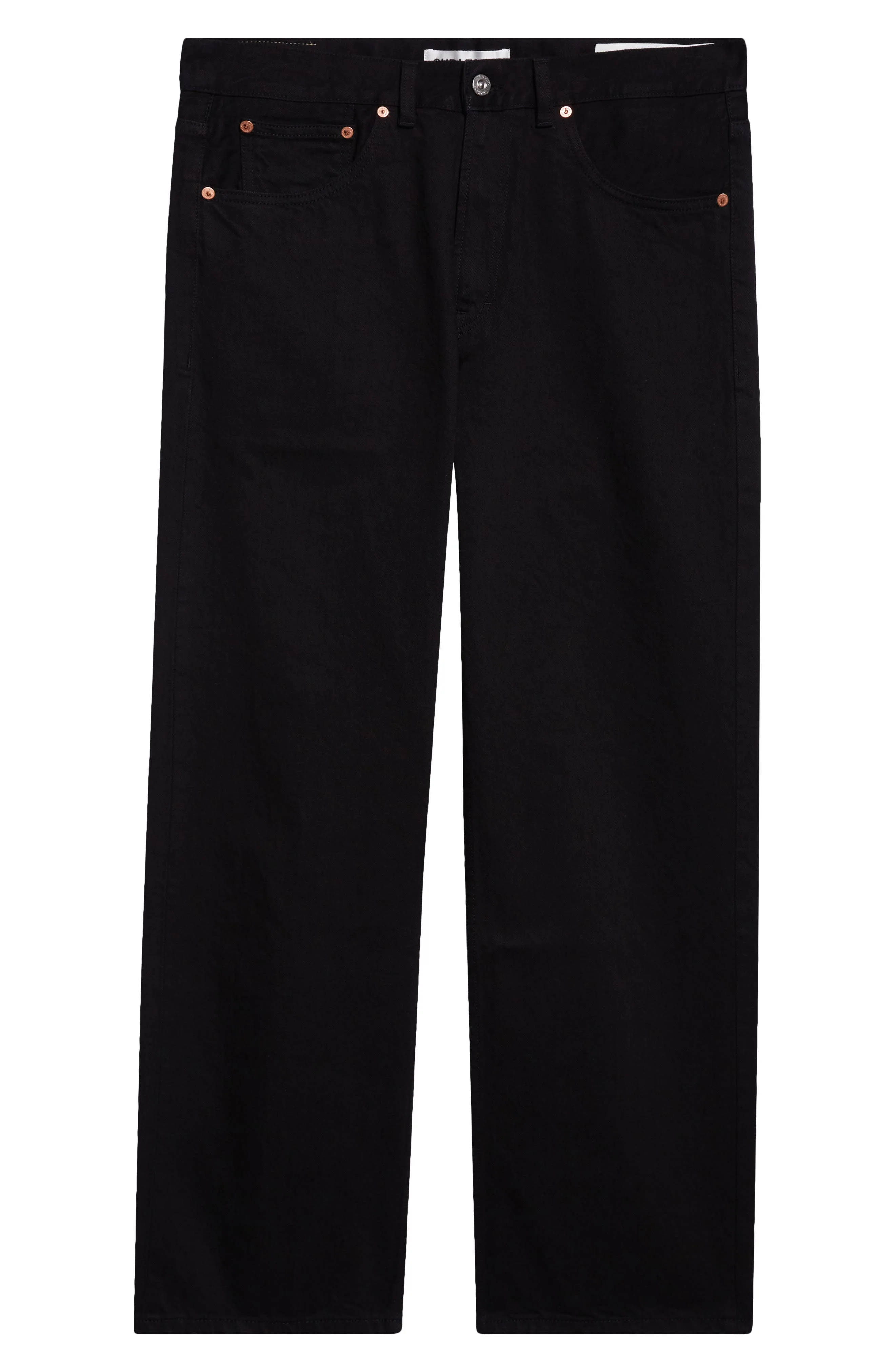 OUR LEGACY Third Cut Straight Leg Jeans in Black Selvedge at Nordstrom - 1