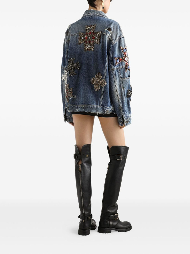 embellished denim jacket 3