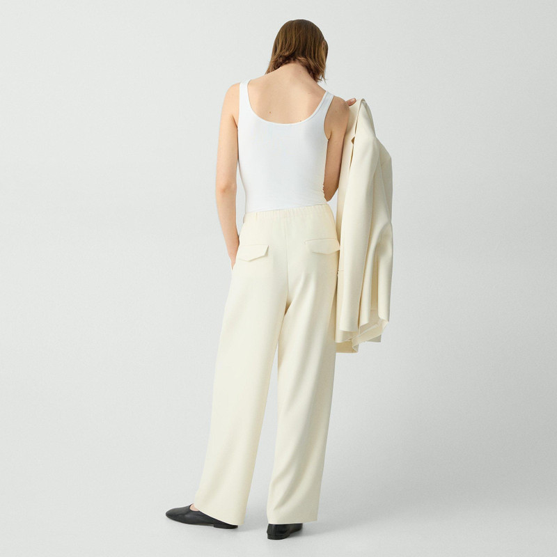 Theory Pleated Pull-On Pant in Admiral Crepe outlook