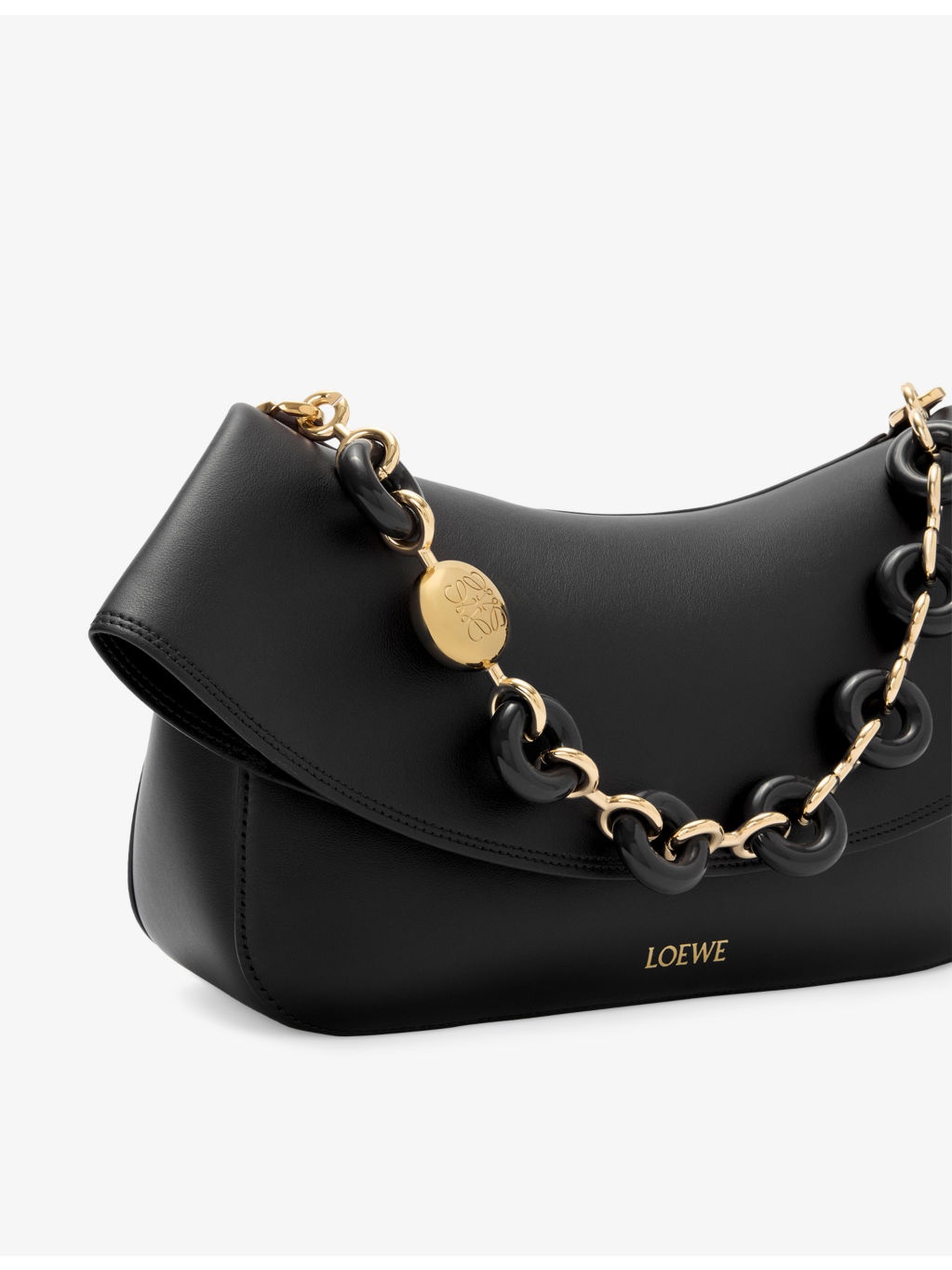 Medium Ola Leather Shoulder Bag - 4