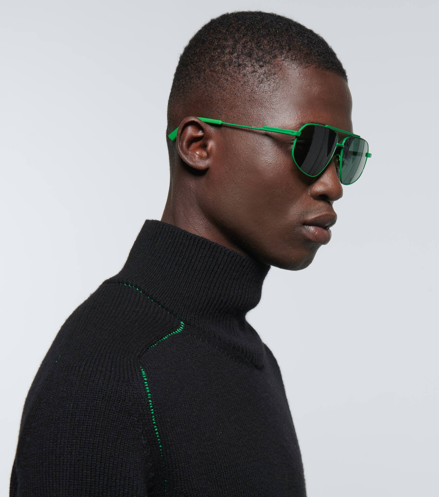 Metal-frame aviator sunglasses - 2