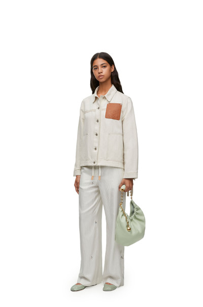 Loewe Workwear jacket in cotton and linen outlook