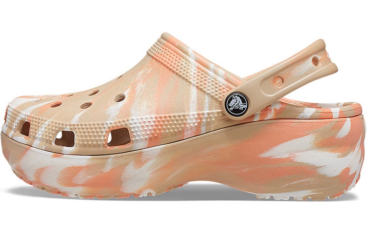 (WMNS) Crocs Classic Platformmarbled Clog 207176-2ZM - 2
