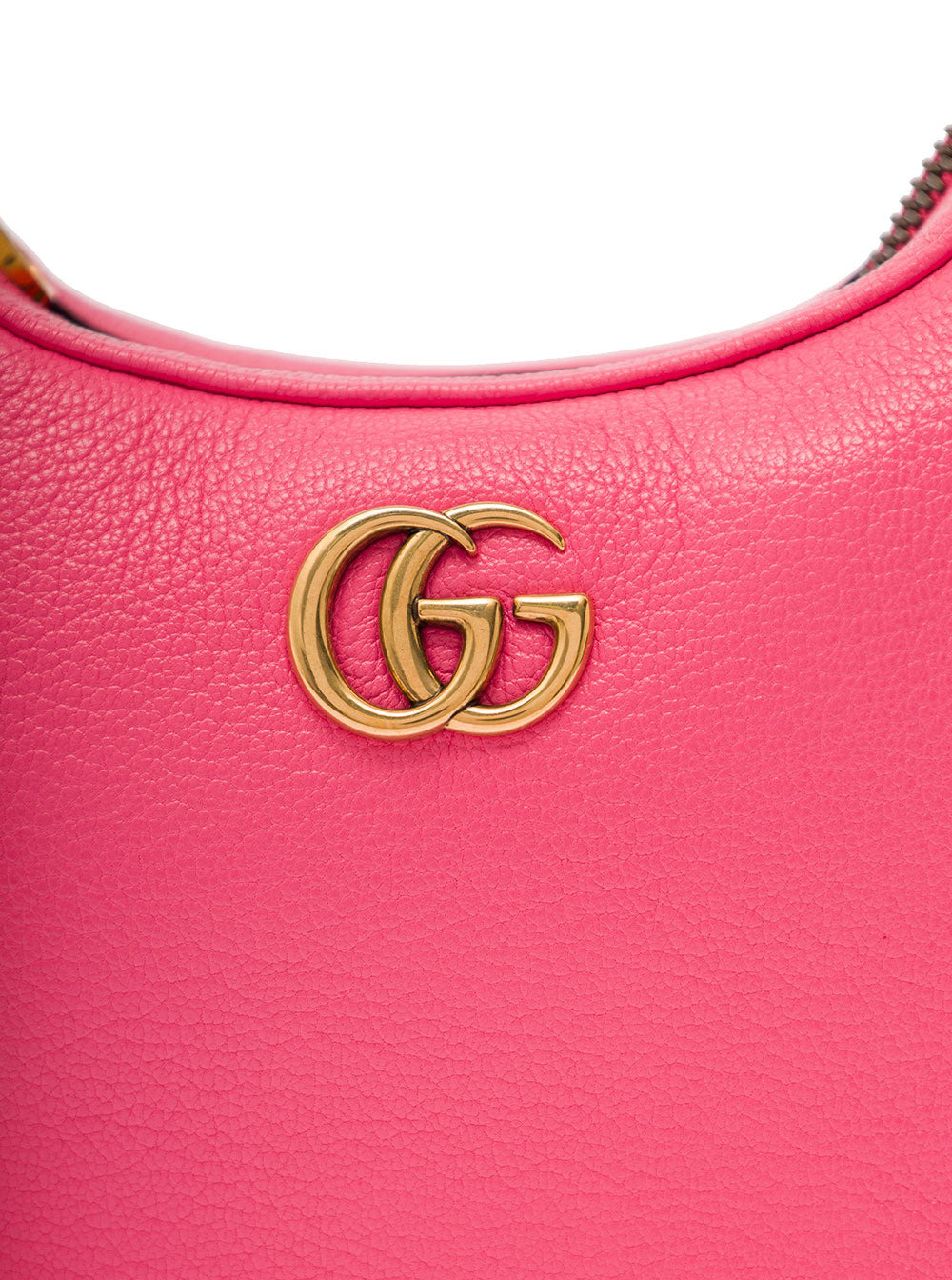 Gucci Women Small Pink Aphrodite Shoulder Bag In Leather Woman - 4