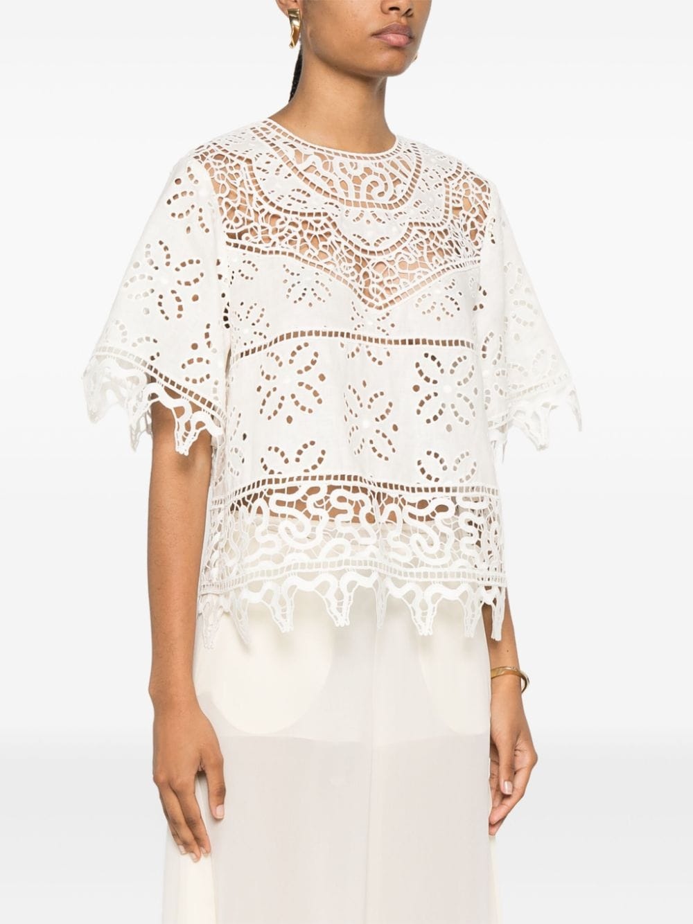 Aria broderie-anglaise blouse - 3