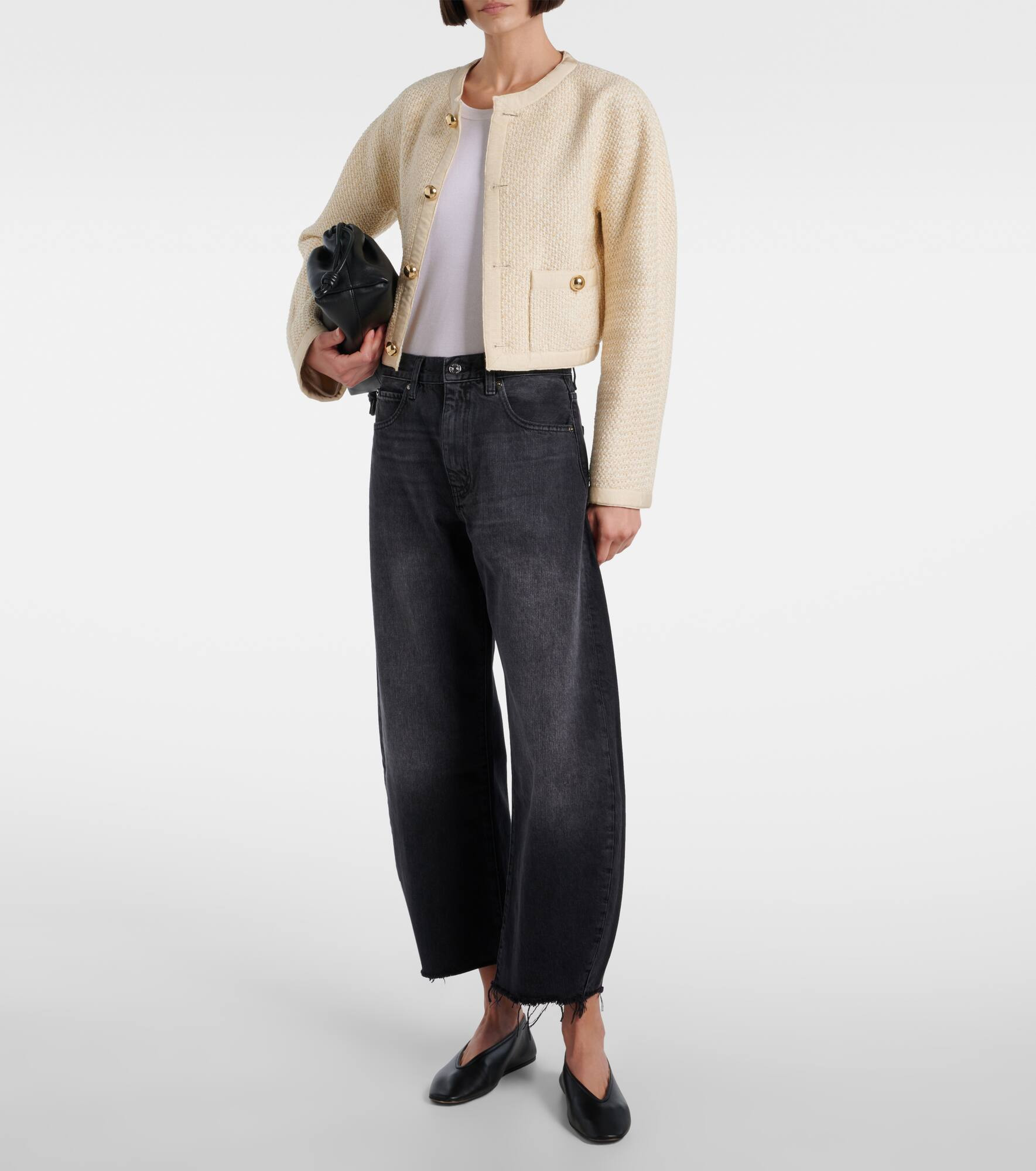 Trim cropped jacket - 2