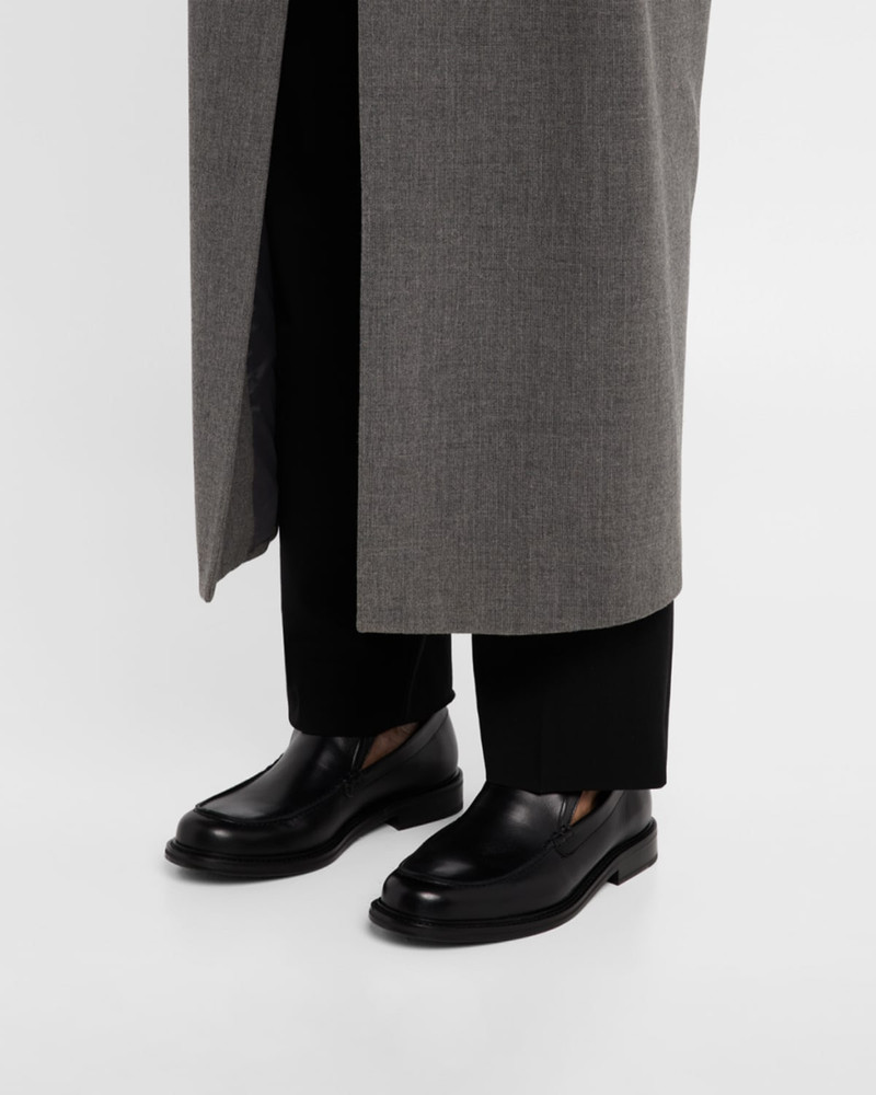 Moschino 남자의 Calfskin 가죽 Loafers outlook