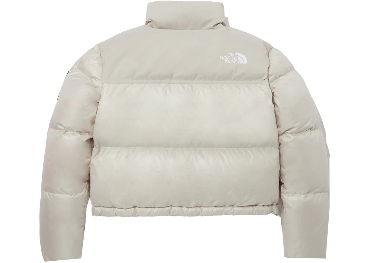 The North Face Women's Novelty Nuptse RDS Down Jacket Cream Beige - 2