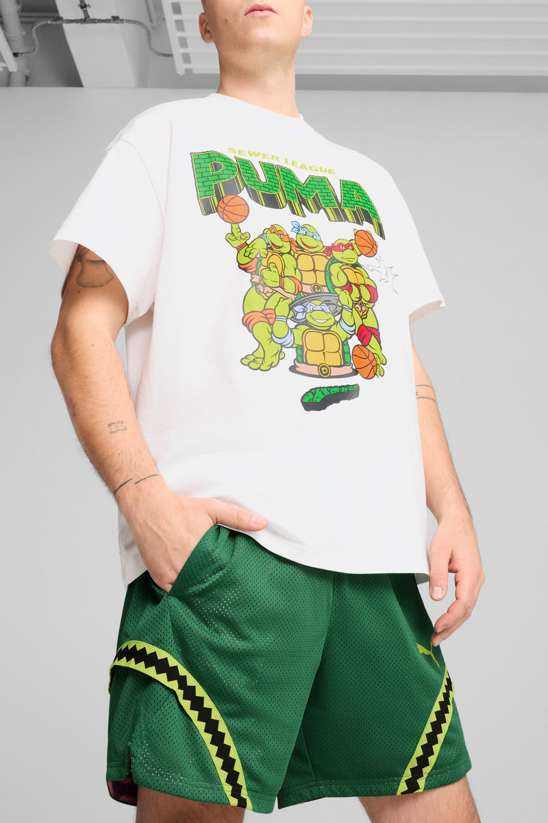 PUMA x TMNT 남자의 농구 반바지 7