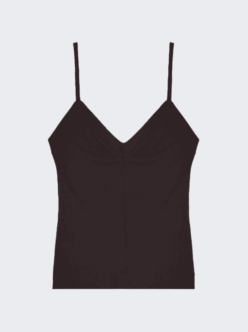 Sleeveless Top Chocolate Brown - 1